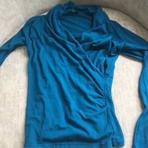 Miik turquoise wrap top